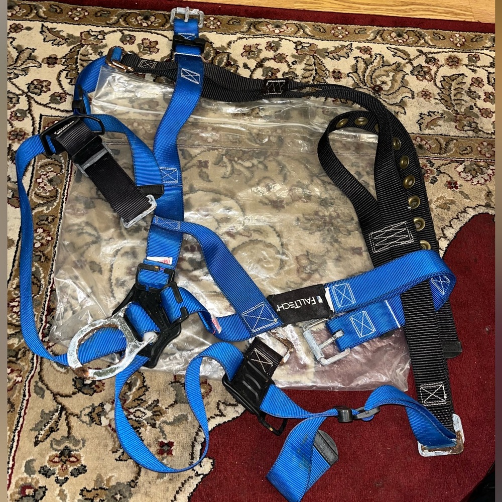 Set of 2: Blue FallTech Harnesses